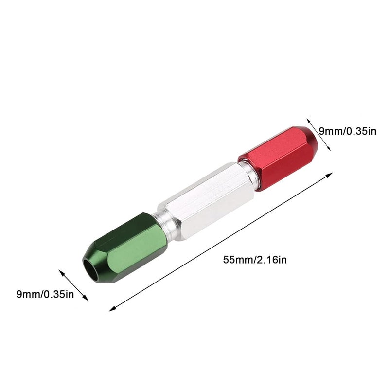 MUNEFE Double End Gage Handle, Go No Gauge Dedicated Handle Holder, Aluminum Alloy Pin Gage Handle for Ensuring Accurate Measurements for Different Industries(0.3-1mm) - Image 3